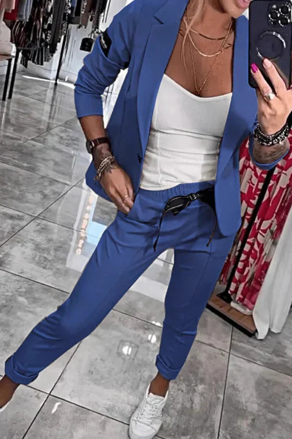 Ariane | Elegant Blazer- og Bukse-sett