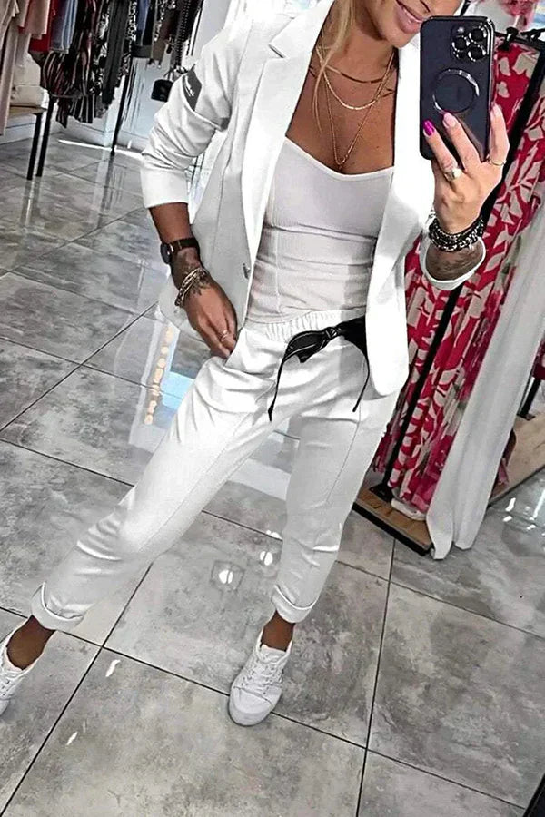 Ariane | Elegant Blazer- og Bukse-sett
