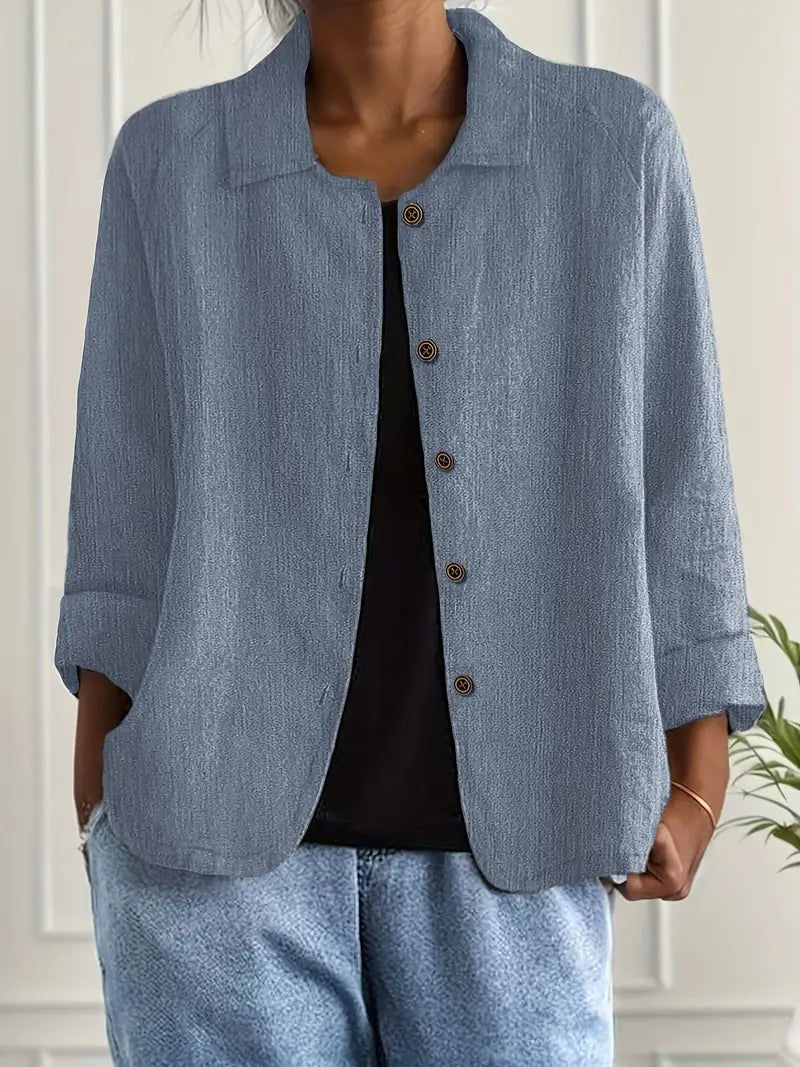 Eva™ | Klassisk Lett Bluse