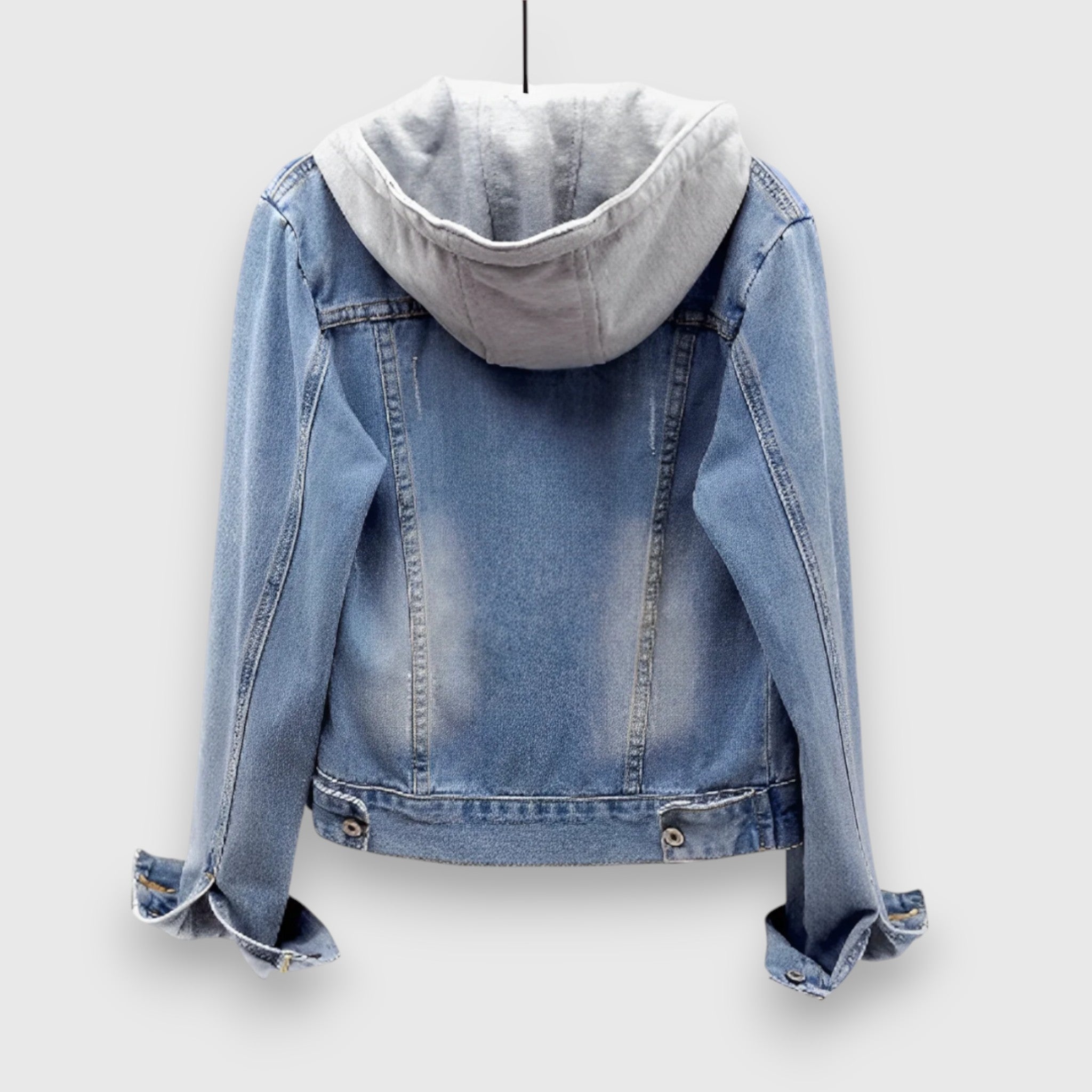 Lena – Jeansjakke med hette
