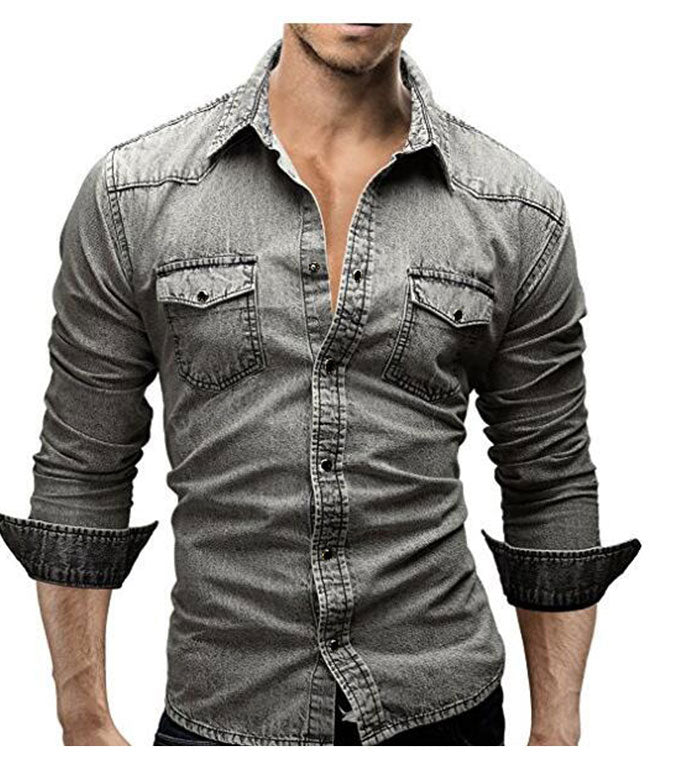 Alex™ - Moderne denimskjorte