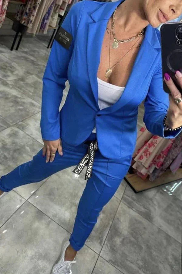 Ariane | Elegant Blazer- og Bukse-sett