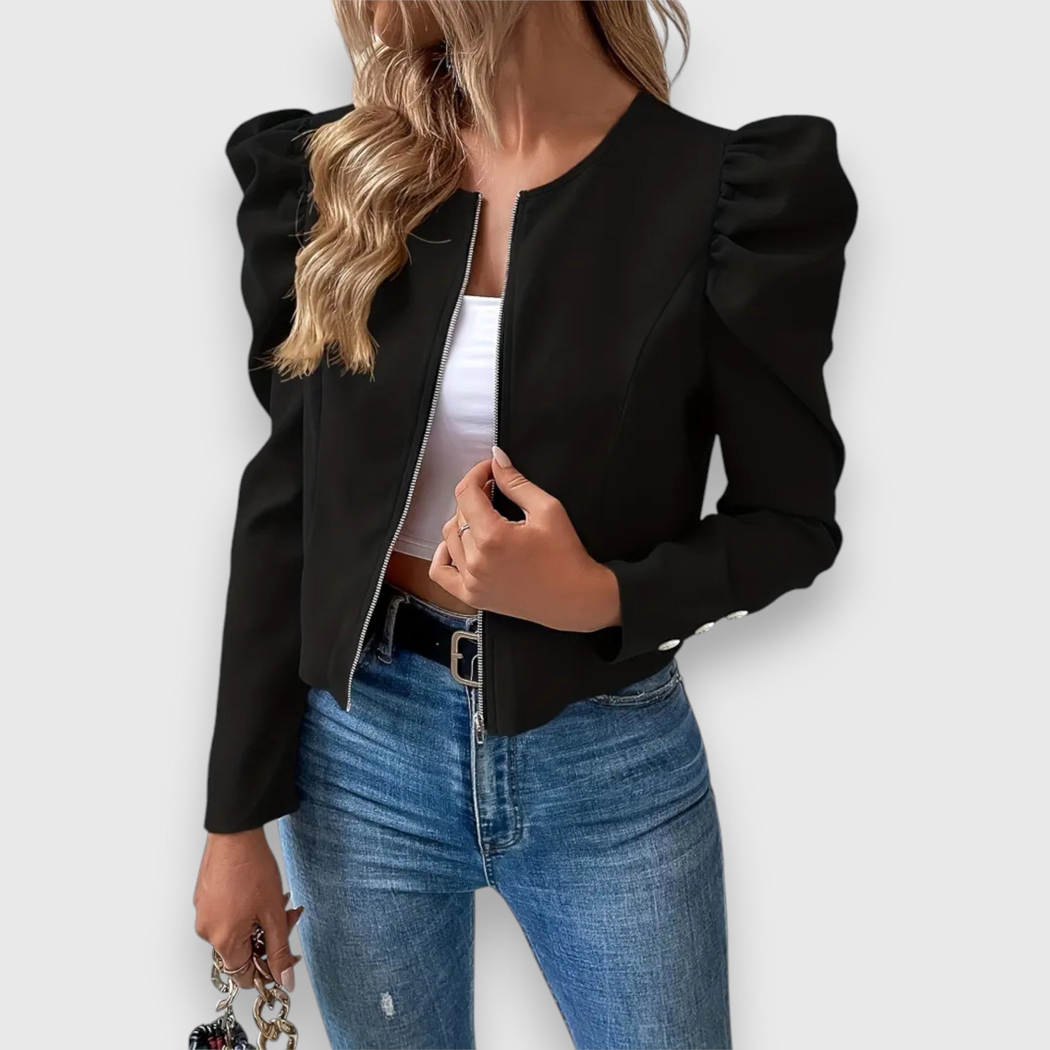 Lucia – Jakke med puffete ermer