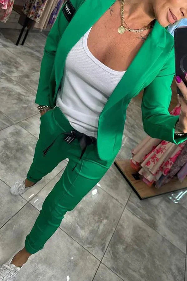 Ariane | Elegant Blazer- og Bukse-sett