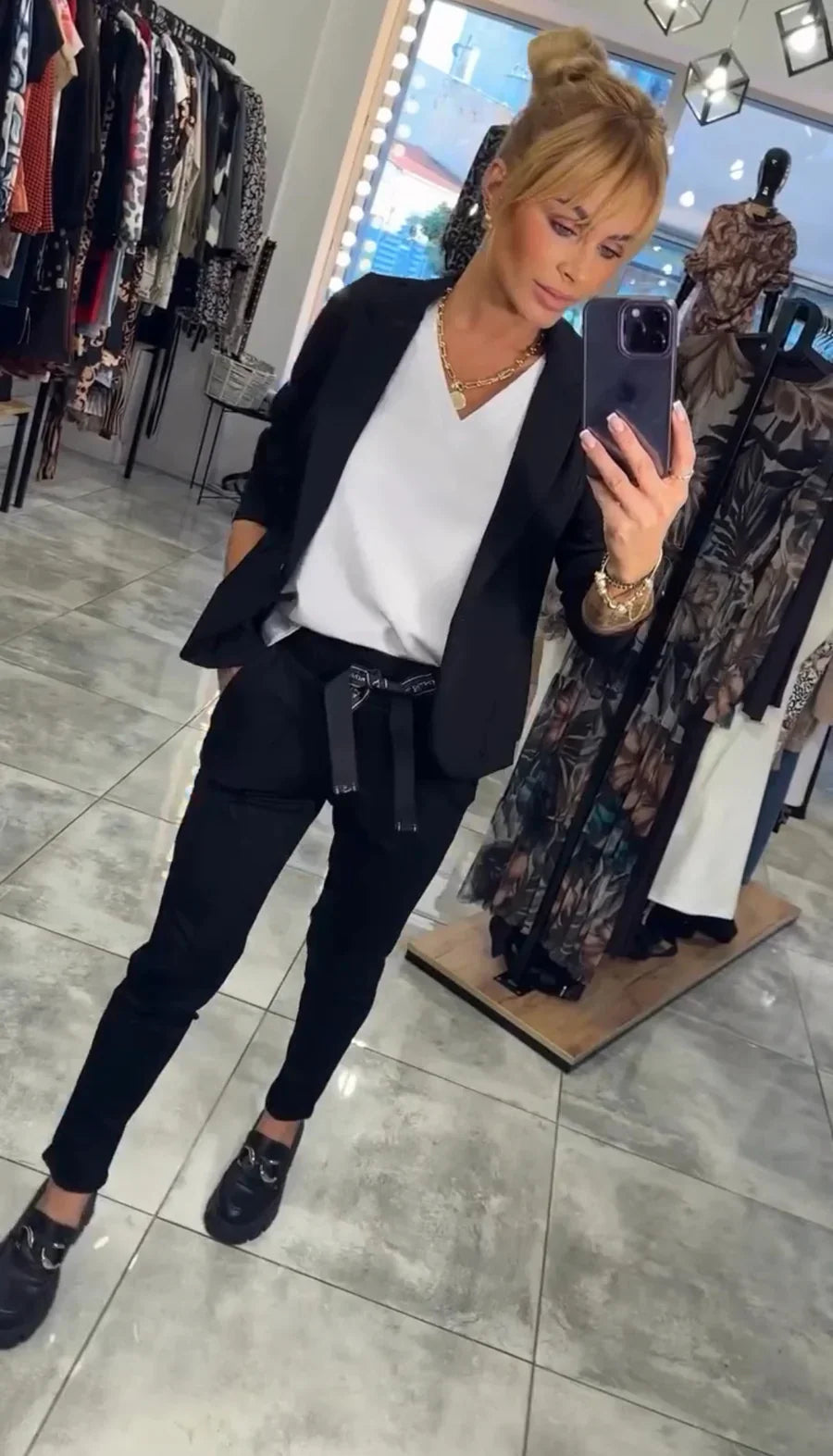 Ariane | Elegant Blazer- og Bukse-sett