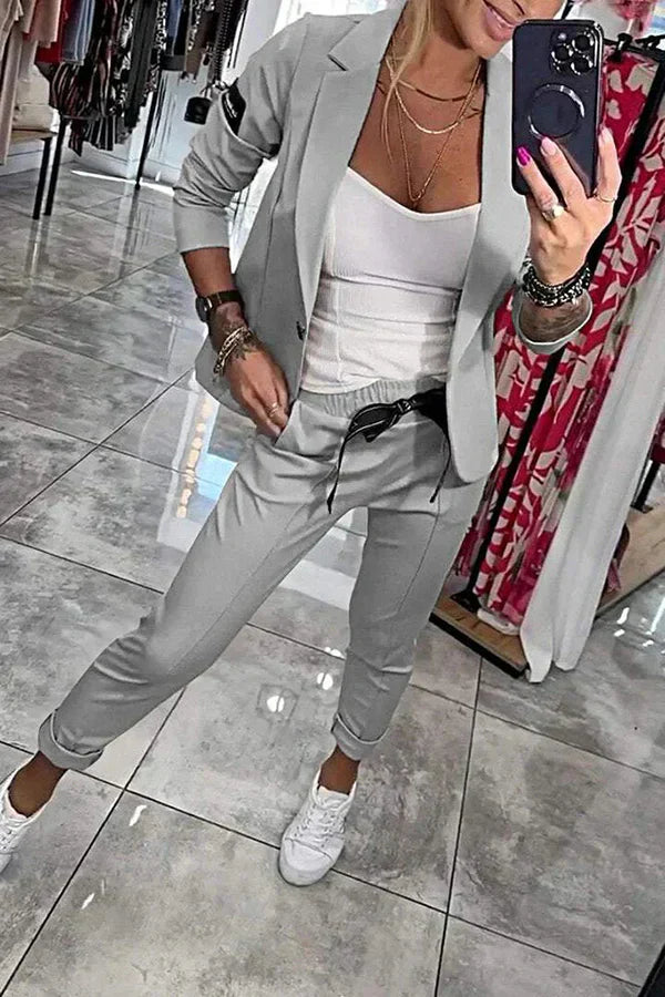 Ariane | Elegant Blazer- og Bukse-sett
