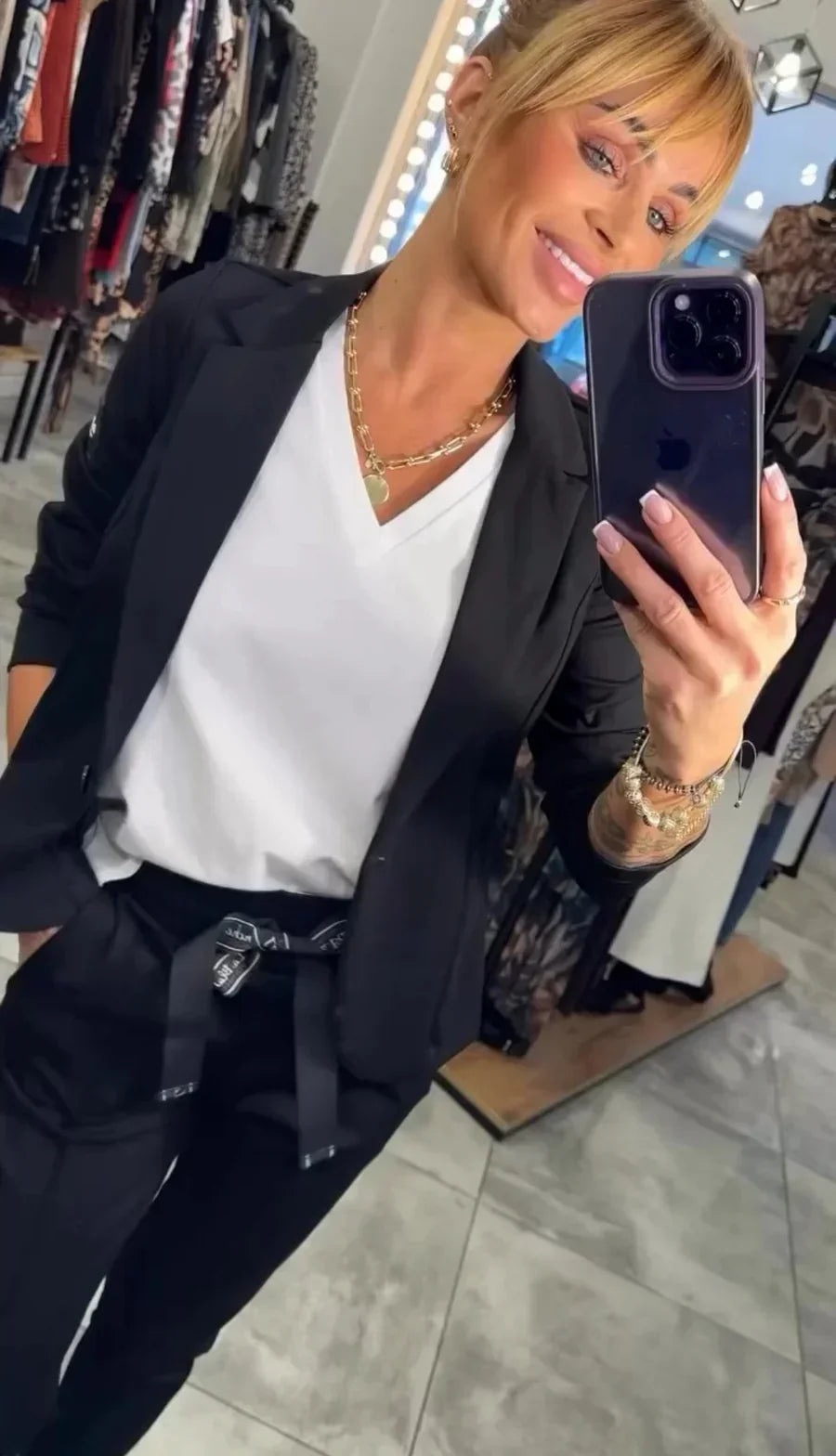 Ariane | Elegant Blazer- og Bukse-sett