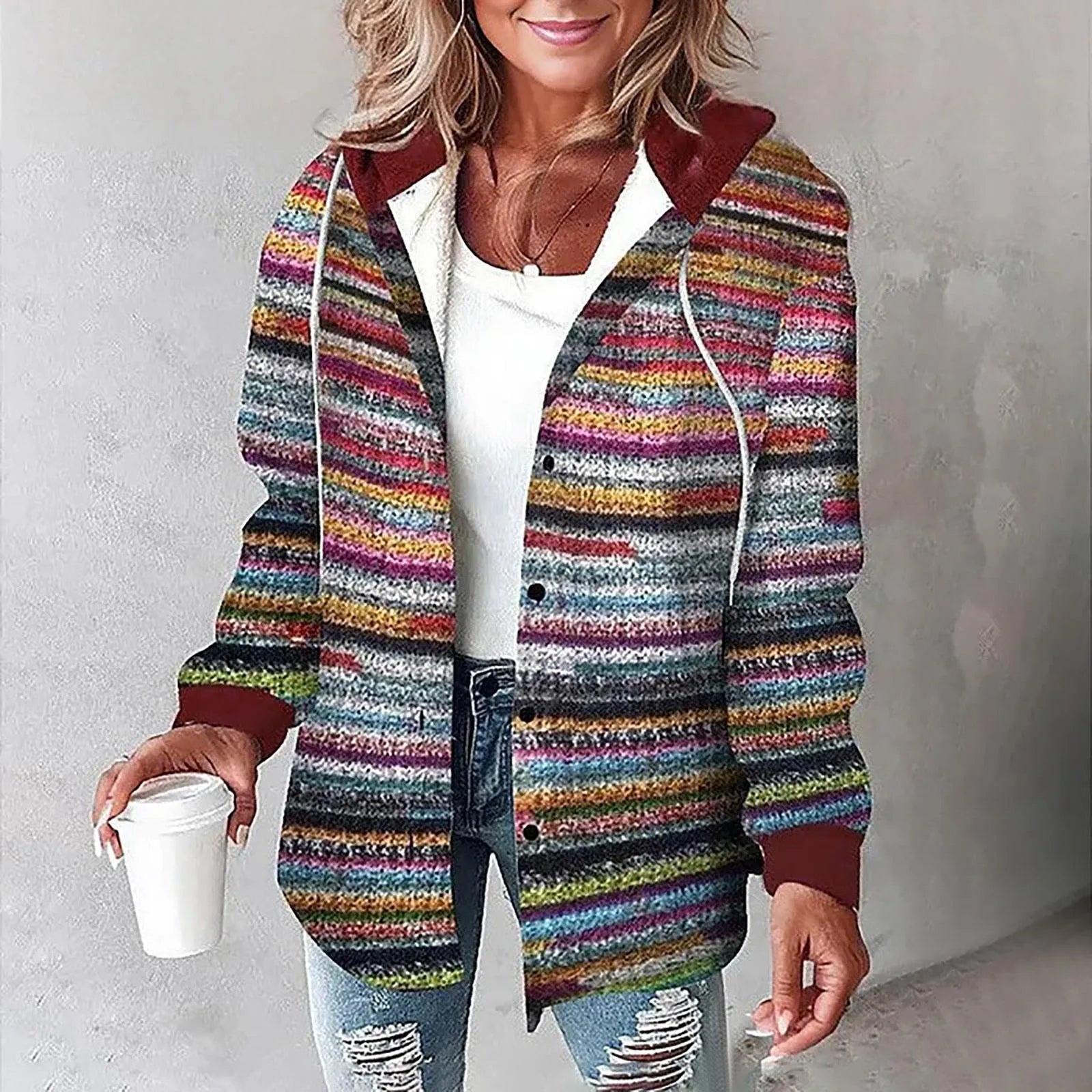 Julie™ | Myk og Allsidig Overgangsjakke