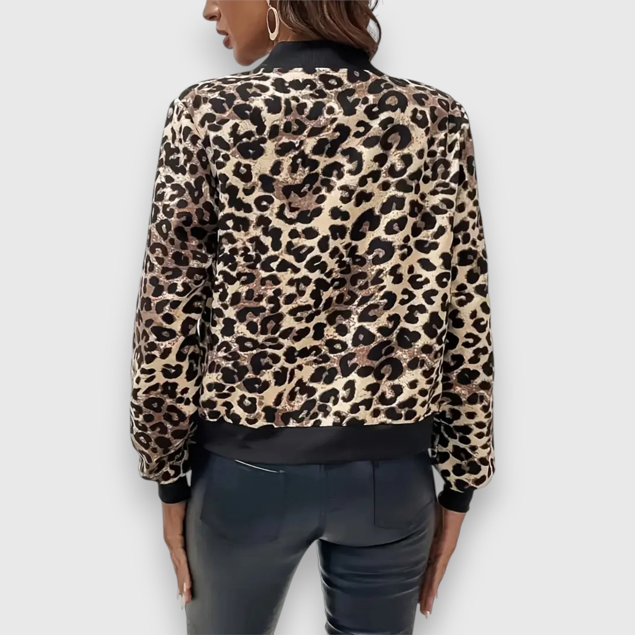 Noelia – Jakke med leopardmønster
