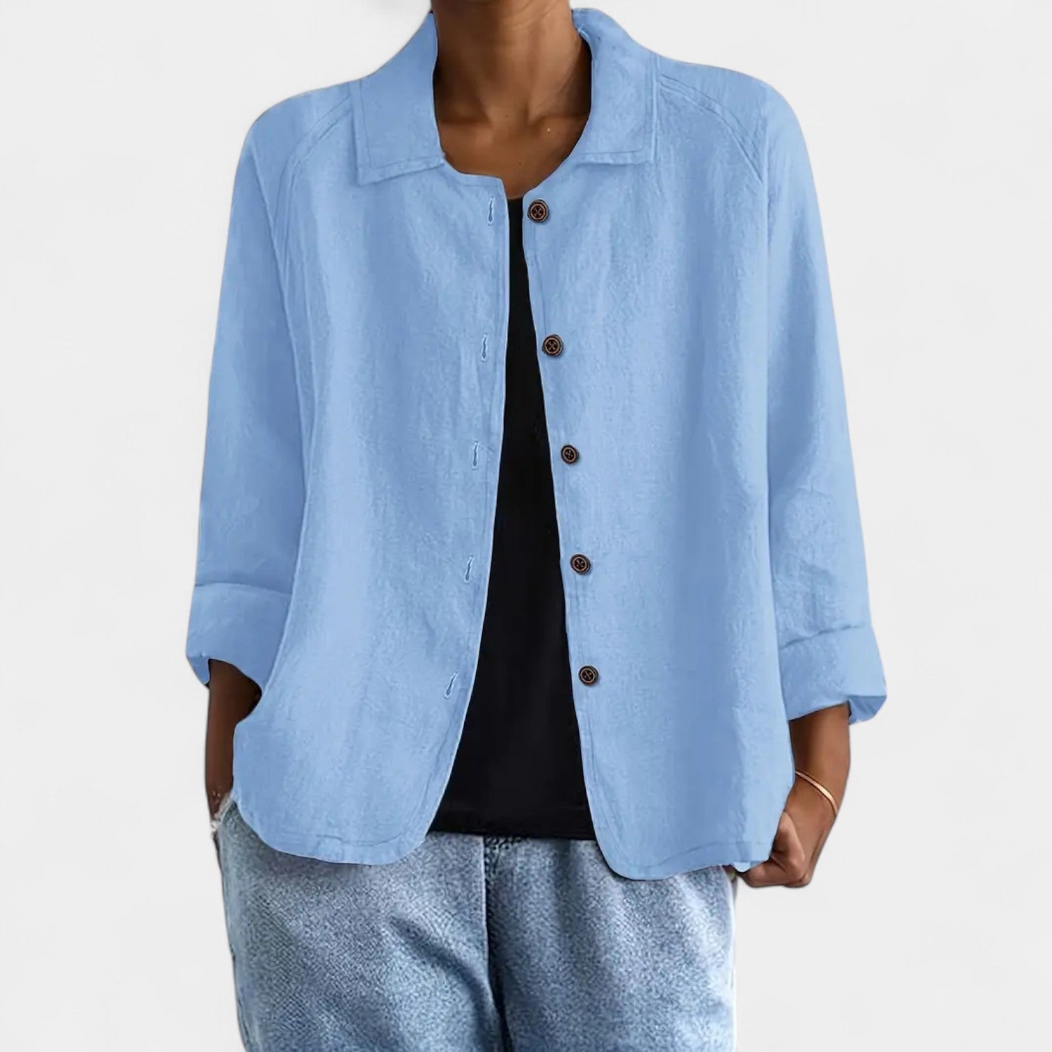 Eva™ | Klassisk Lett Bluse
