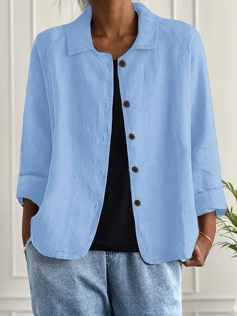 Eva™ | Klassisk Lett Bluse