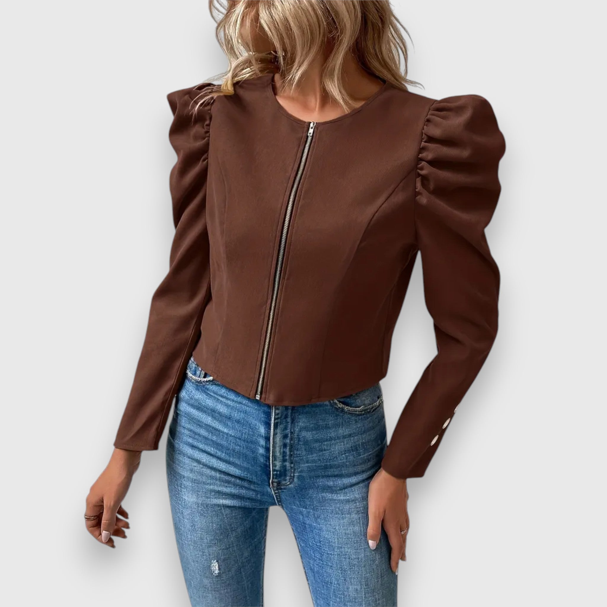 Lucia – Jakke med puffete ermer