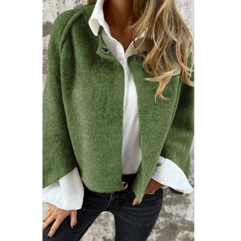 Laila™ | Kort jakke med elegant utslåtte ermer
